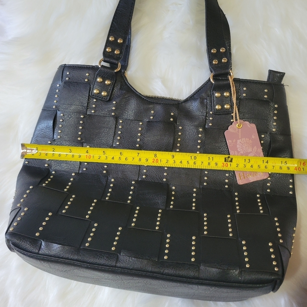 Sam&hadley Black Studded Tote Bag - Picture 7 of 8